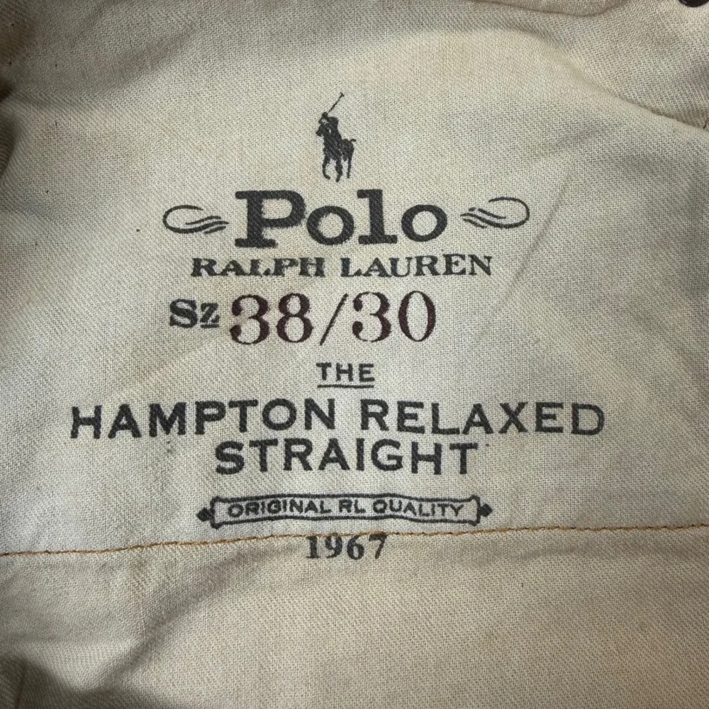 Polo Ralph Lauren Hampton Relaxed Straight Jeans Mens 38x30 Dark Wash Denim NEW